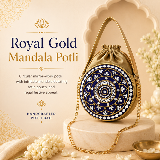 Royal Gold Mandala Potli